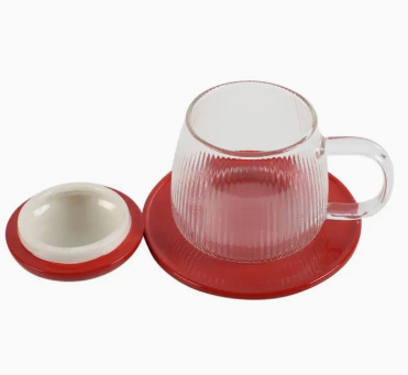 Mushroom Mug with Saucer