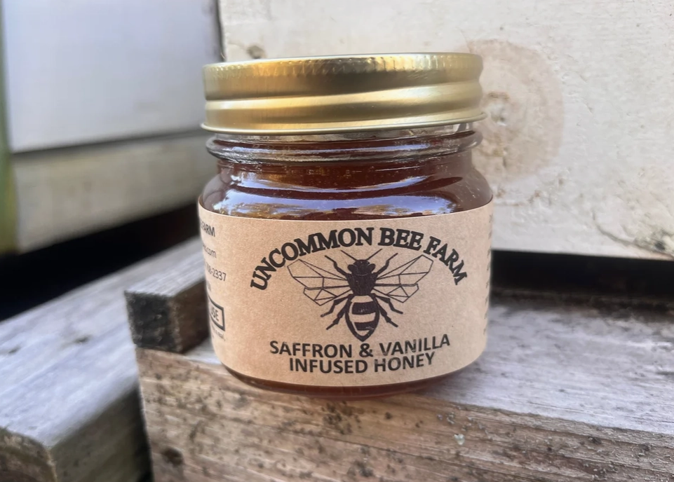Saffron & Vanilla Infused Honey, 5 oz
