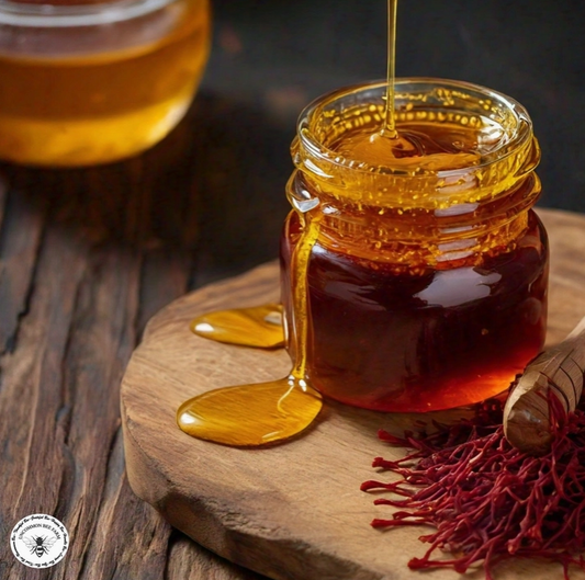 Saffron & Vanilla Infused Honey, 5 oz